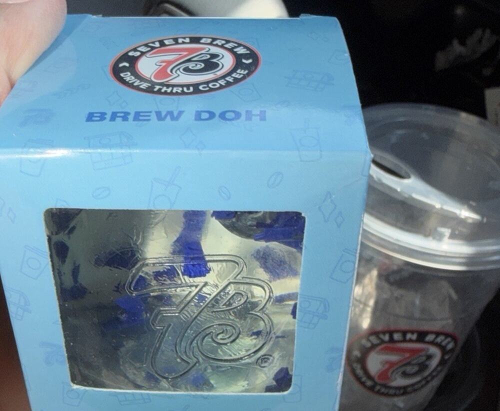 7 Brew Exclusive Seven Brew Doh in Blue Needoh Squishy Rare Cultivate Kindness